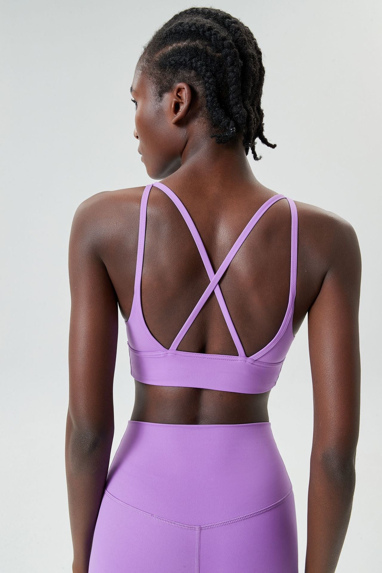 Medium Tenacity Kitten Ear Water Drop Cup Sports Underwear Women Beauty Back Aerobics Yoga Vest Fitness Sports Bra