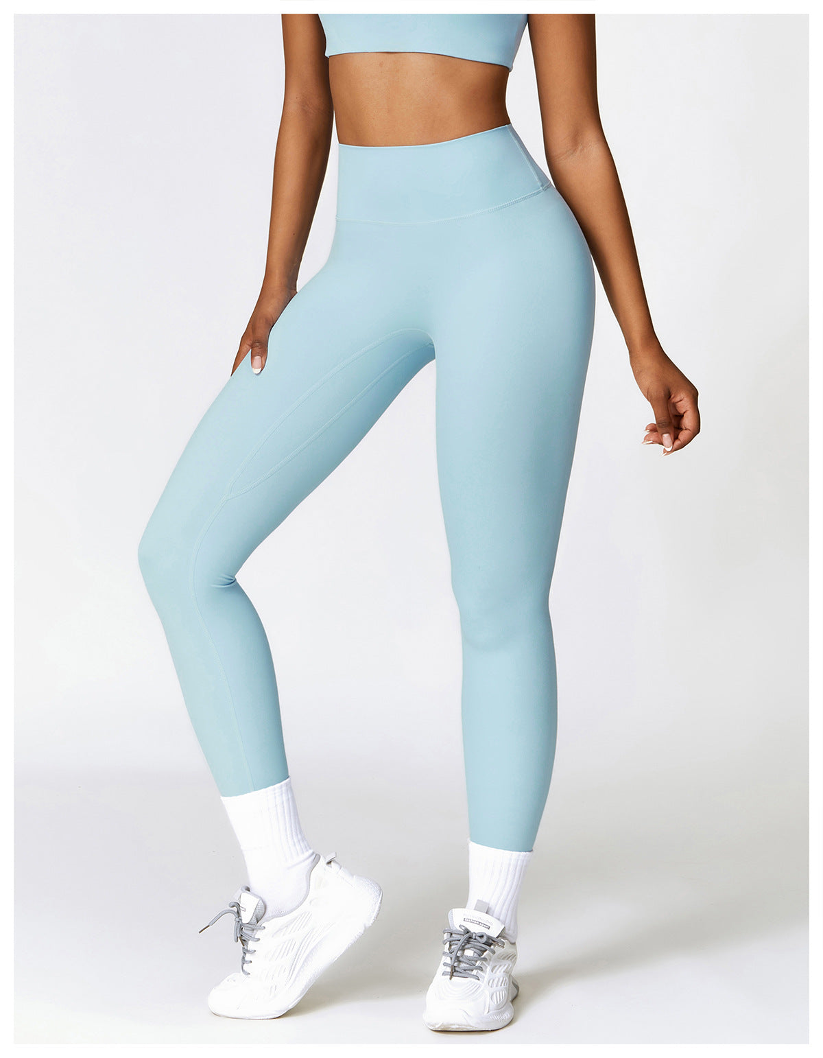 High Waist Hip Lift Brushed Yoga Pants Women Running Quick Drying Fitness Pants Outer Wear Slimming Tight Sports Pants
