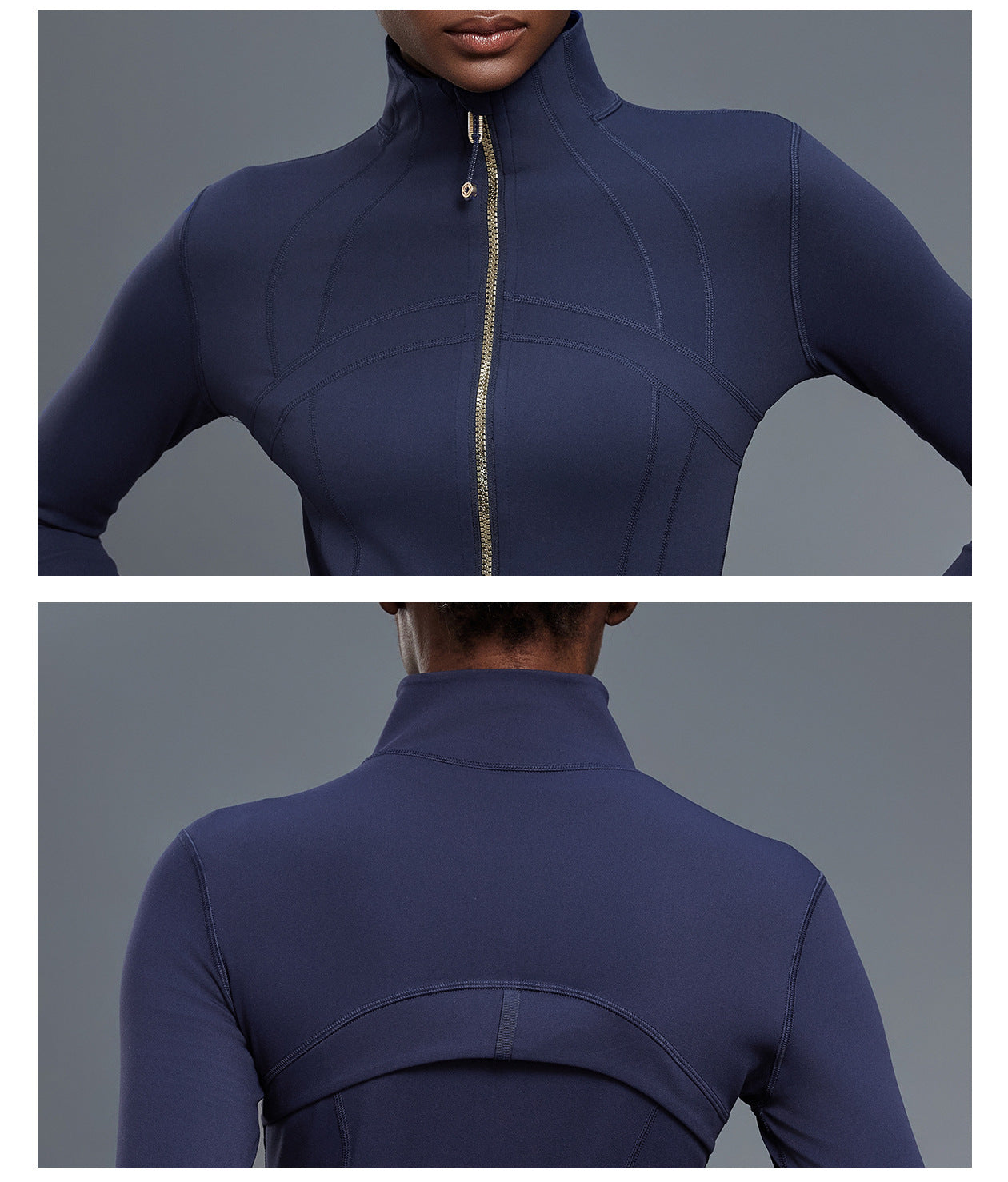 Autumn Long Sleeve Yoga Wear Stretch Slim Fit Sports Jacket Women Outdoor Riding Running Fitness Clothes Jacket