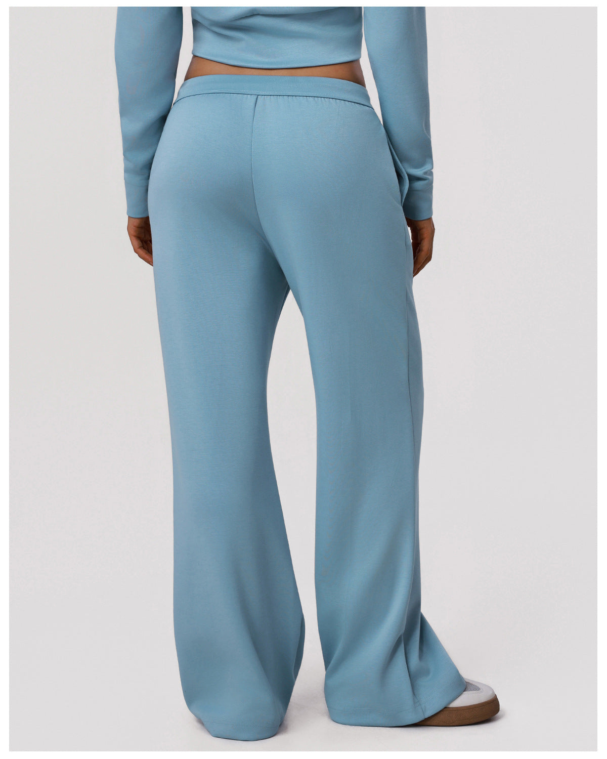 Loose Pockets Dance Training Yoga Pants Straight Mop Wide Leg Pants Running Exercise Pants Women