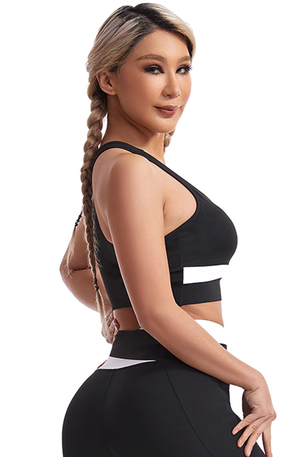 Sports Underwear Shockproof Push up Wireless Workout Bra Training Running Yoga Clothes Top