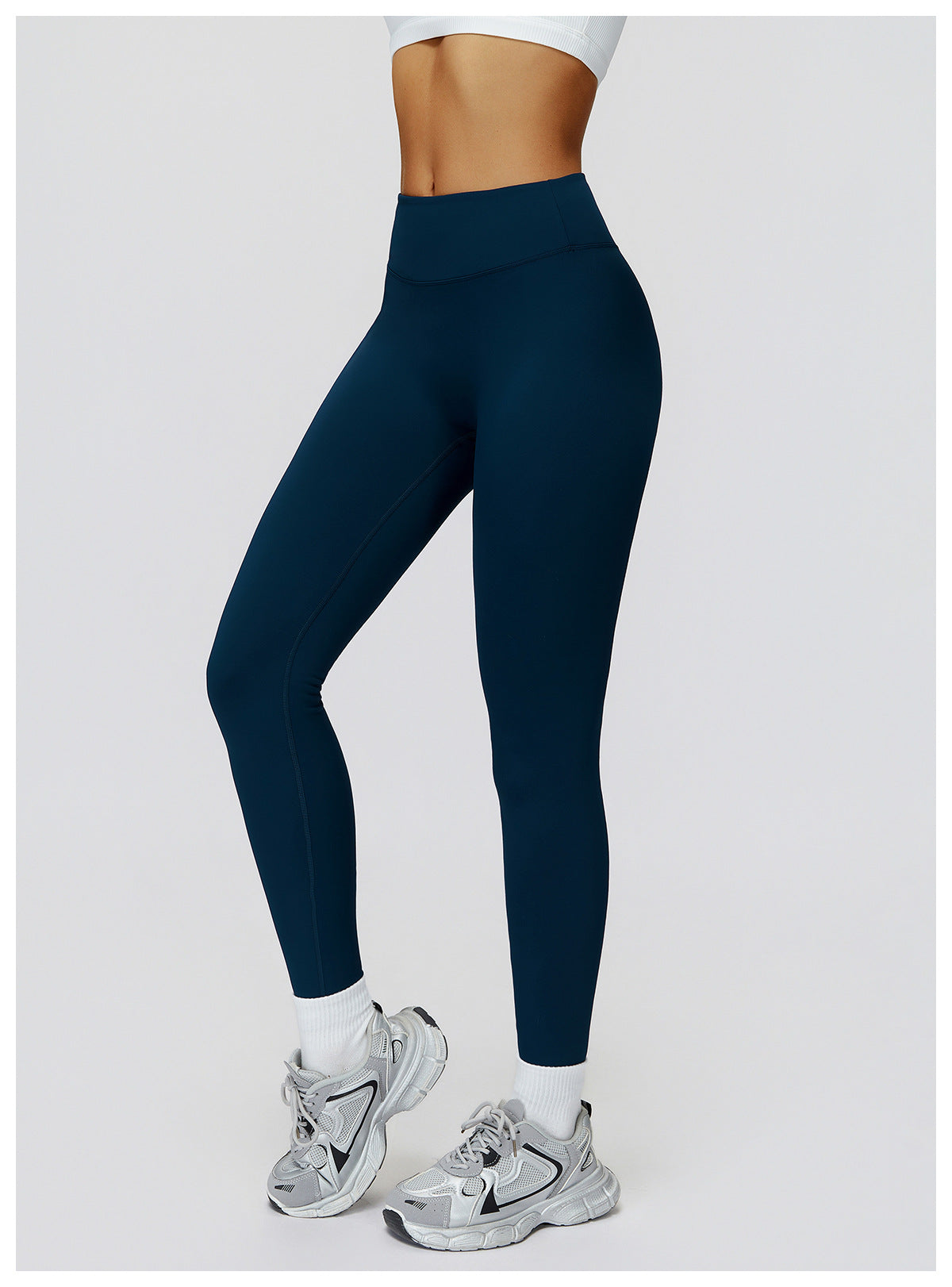 Autumn Winter Yoga Trousers Fleece Lined Keep Warm High Waist Tight Trousers Outdoor Sports Running Fitness Clothes Women