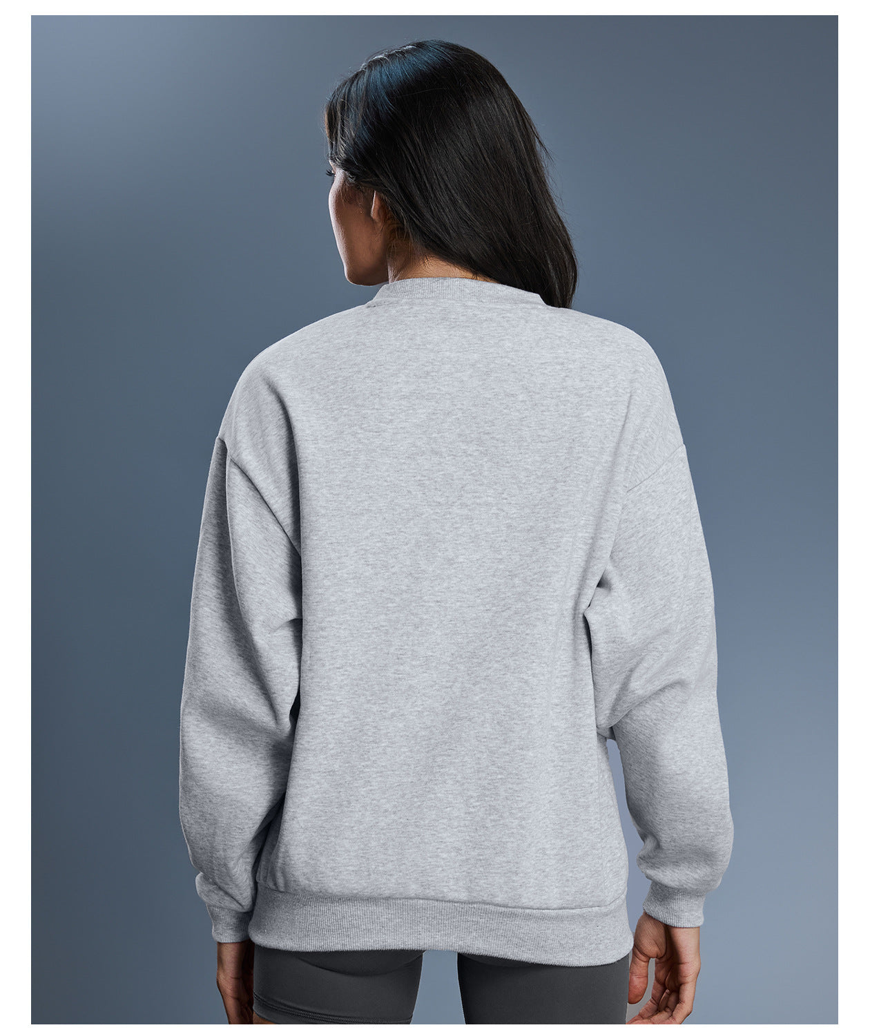 Autumn Winter Loose round Neck Sweater Women Idle Office Casual All Matching Warm Pullover Velvet Hoodie