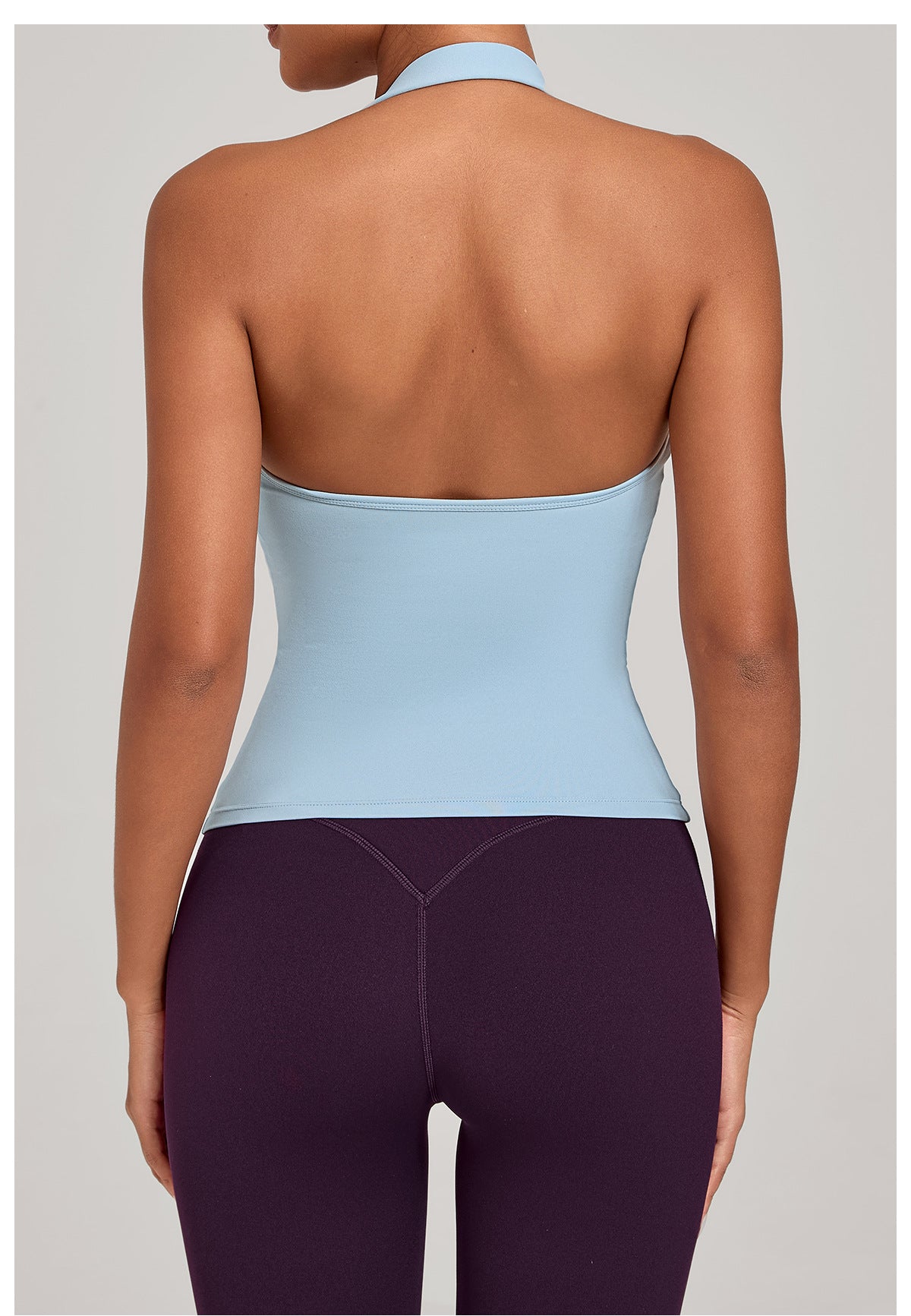 Halter Yoga Vest Tight Back Yoga Jacket Naked Women Sense Sports Fitness Running Yoga Clothes