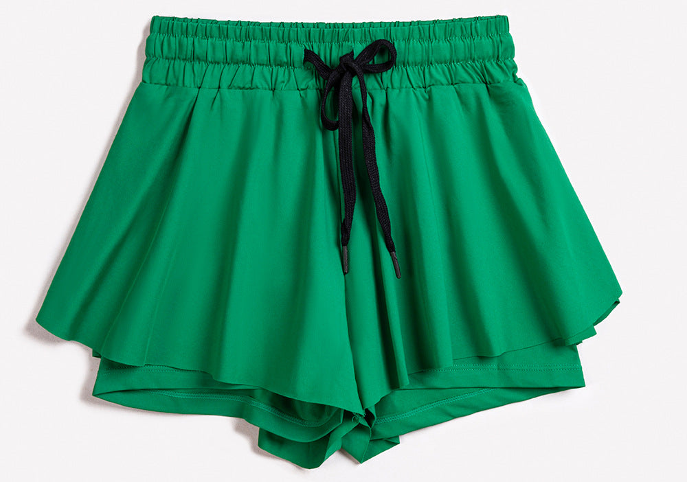 Quick Drying Women Yoga Shorts Nude Feel Ant Exposure Fitness Pants Basketball Marathon Exercise Running Pants Summer