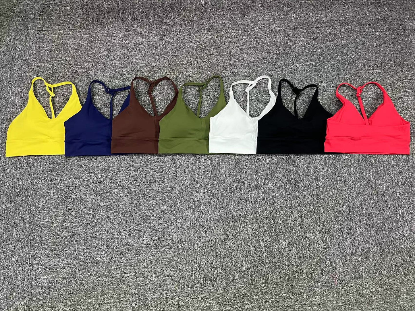 Tight Yoga Adjustable Shoulder Strap Sports Underwear Shockproof Pilates Running Outdoors Workout Bra