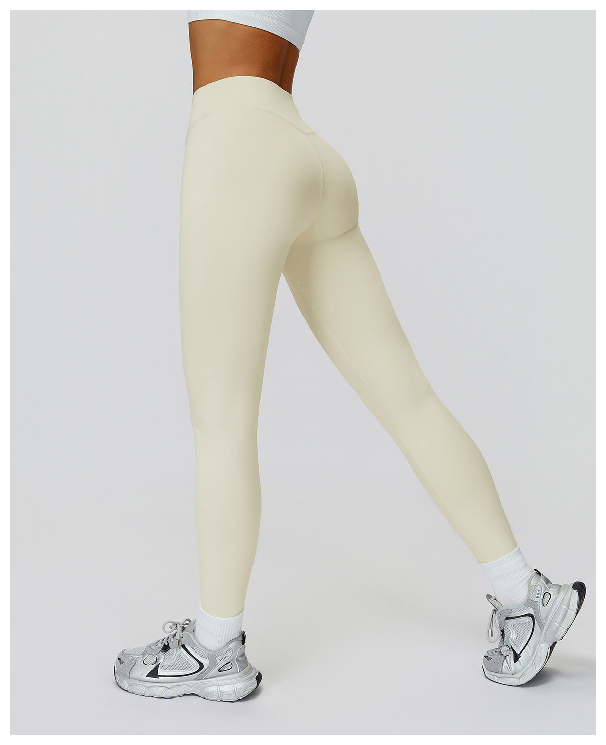 Autumn Winter Yoga Trousers Fleece Lined Keep Warm High Waist Tight Trousers Outdoor Sports Running Fitness Clothes Women