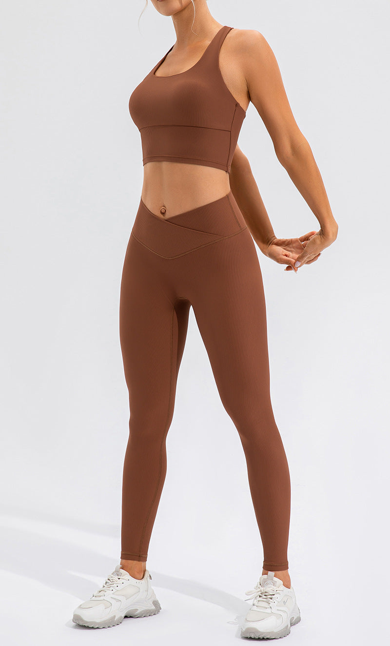 Nude Feel Quick Drying Yoga Pants Women Hip Lifting Outdoor Running Fitness Pants Elastic High Waist Workout Exercise Pants