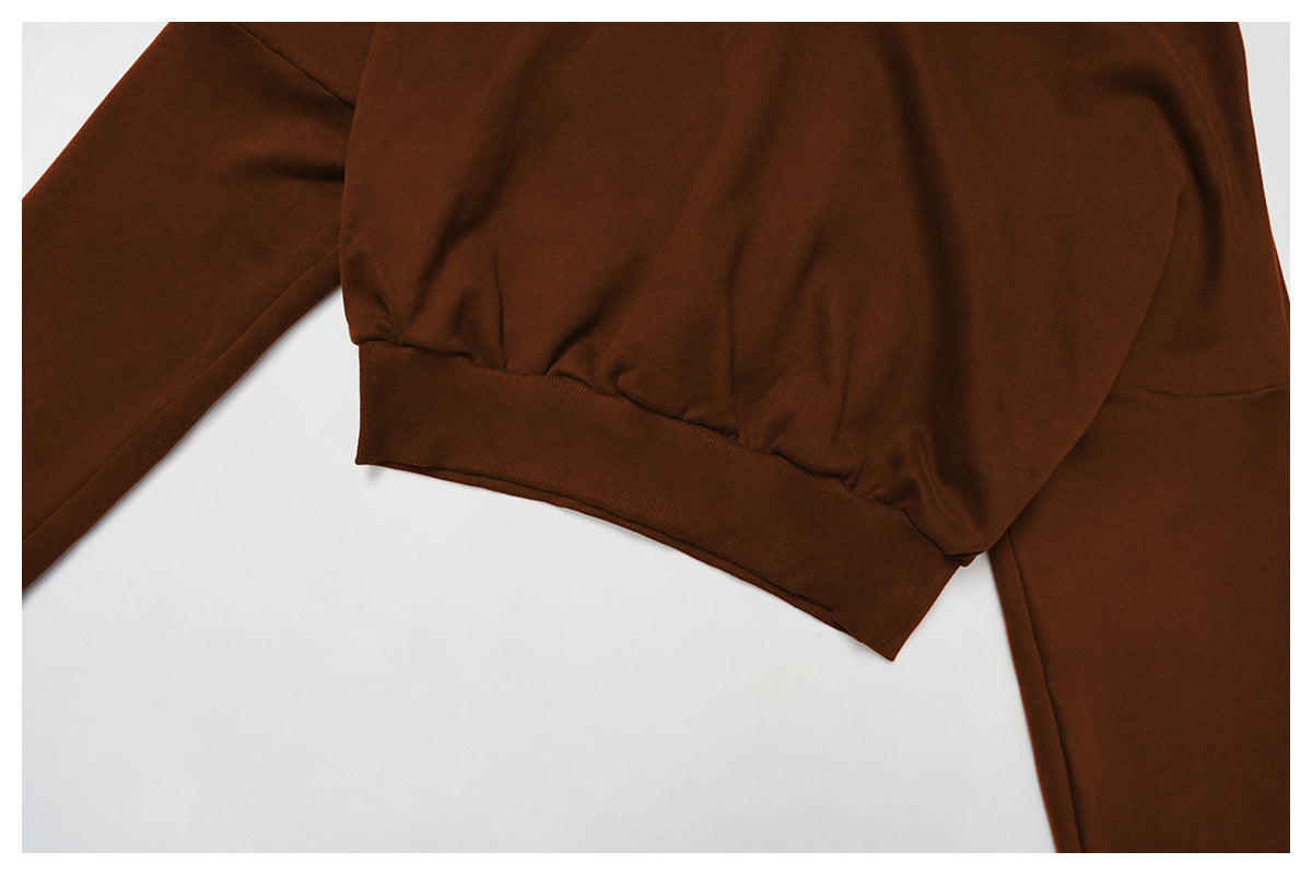 Hooded Sweatshirt Autumn Winter Casual Loose Coat Women Outdoor Running Fitness Sportswear