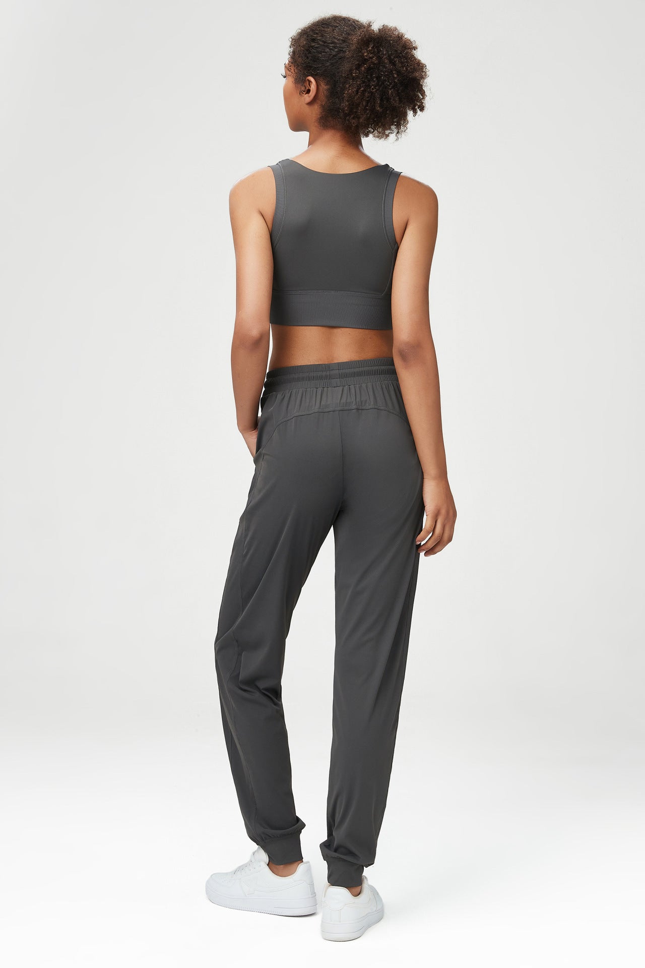 Yoga Wear Suit Women Sports Fitness Suit Slimming Dancing Dress Two Piece Suit