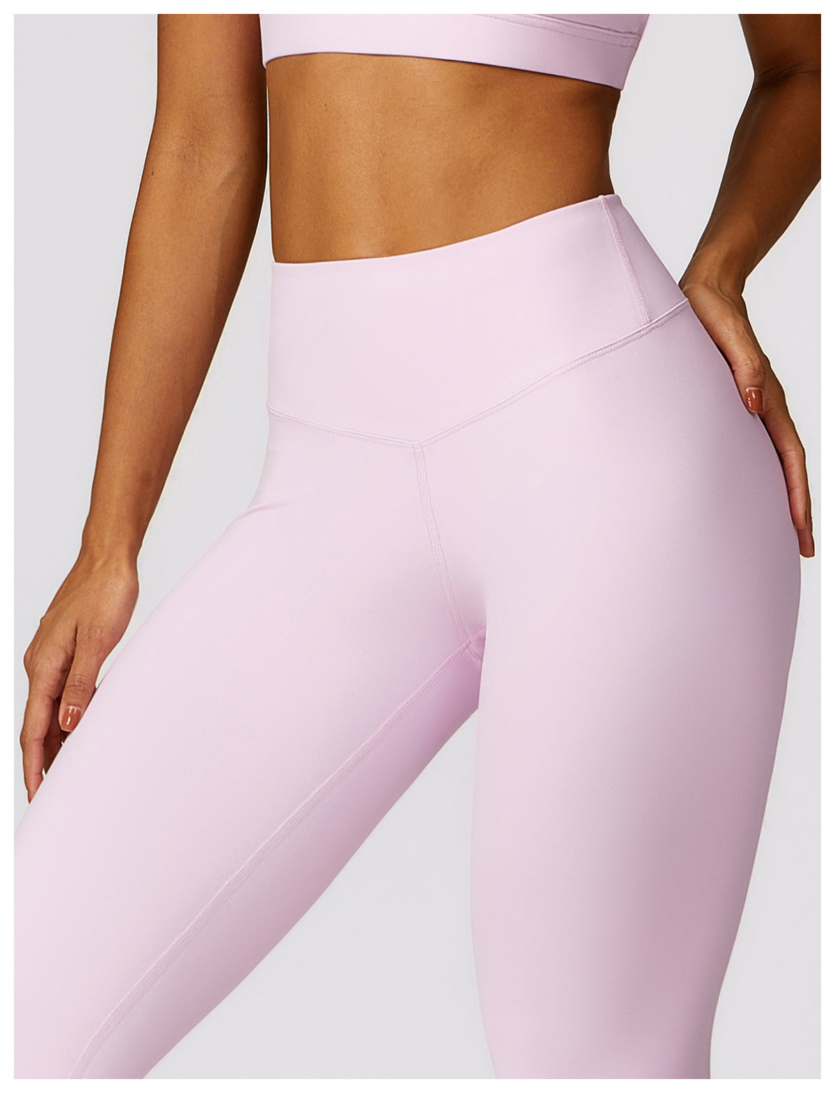 High Waist Hip Lift Quick Drying Yoga Pants Women Slimming Tight Fitness Pants Outer Wear Running Sports Leggings