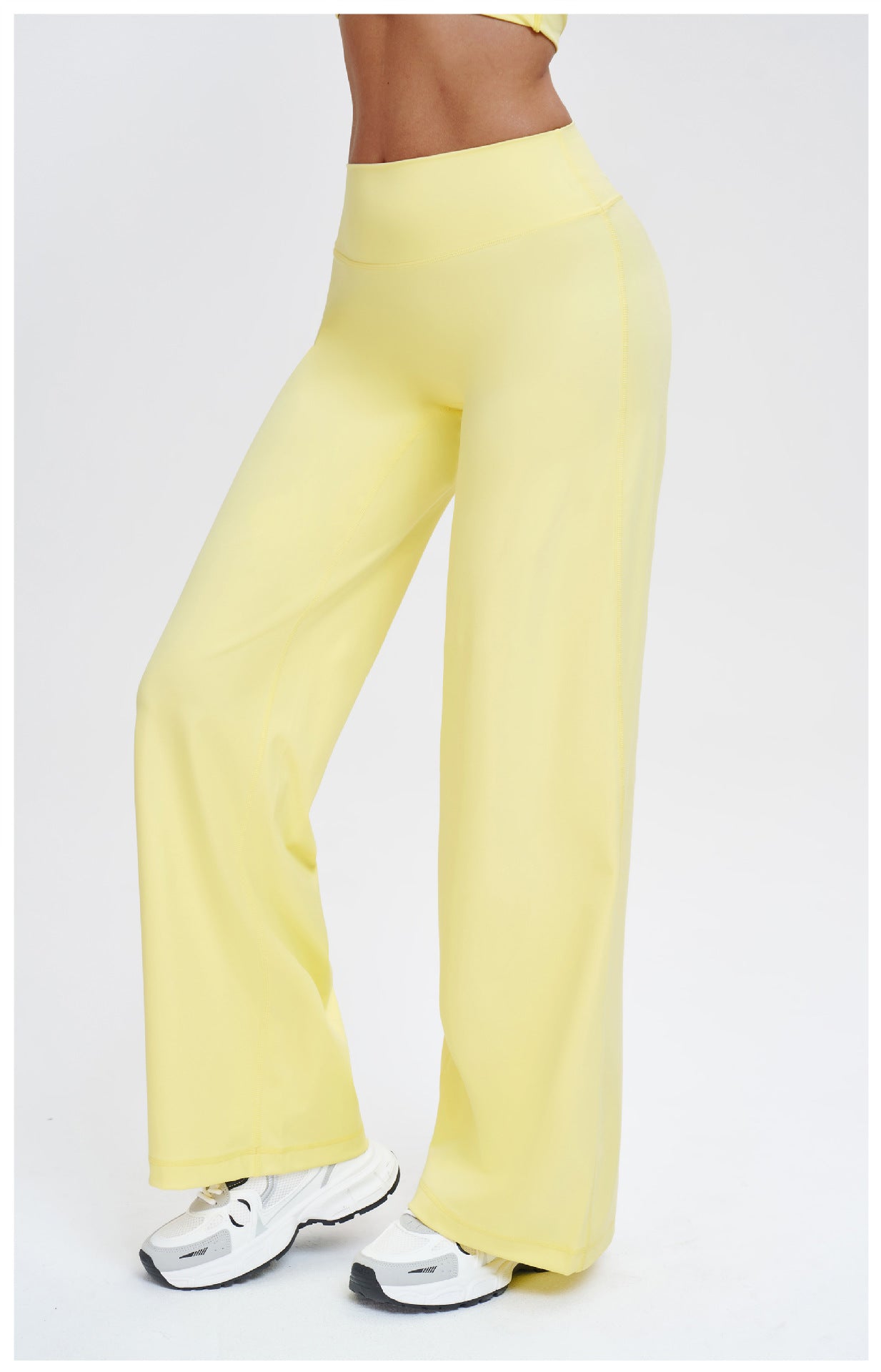 Women Slimming Trousers Loose Wide Leg Casual Trousers Outdoor Running Sports Wide Leg Pants
