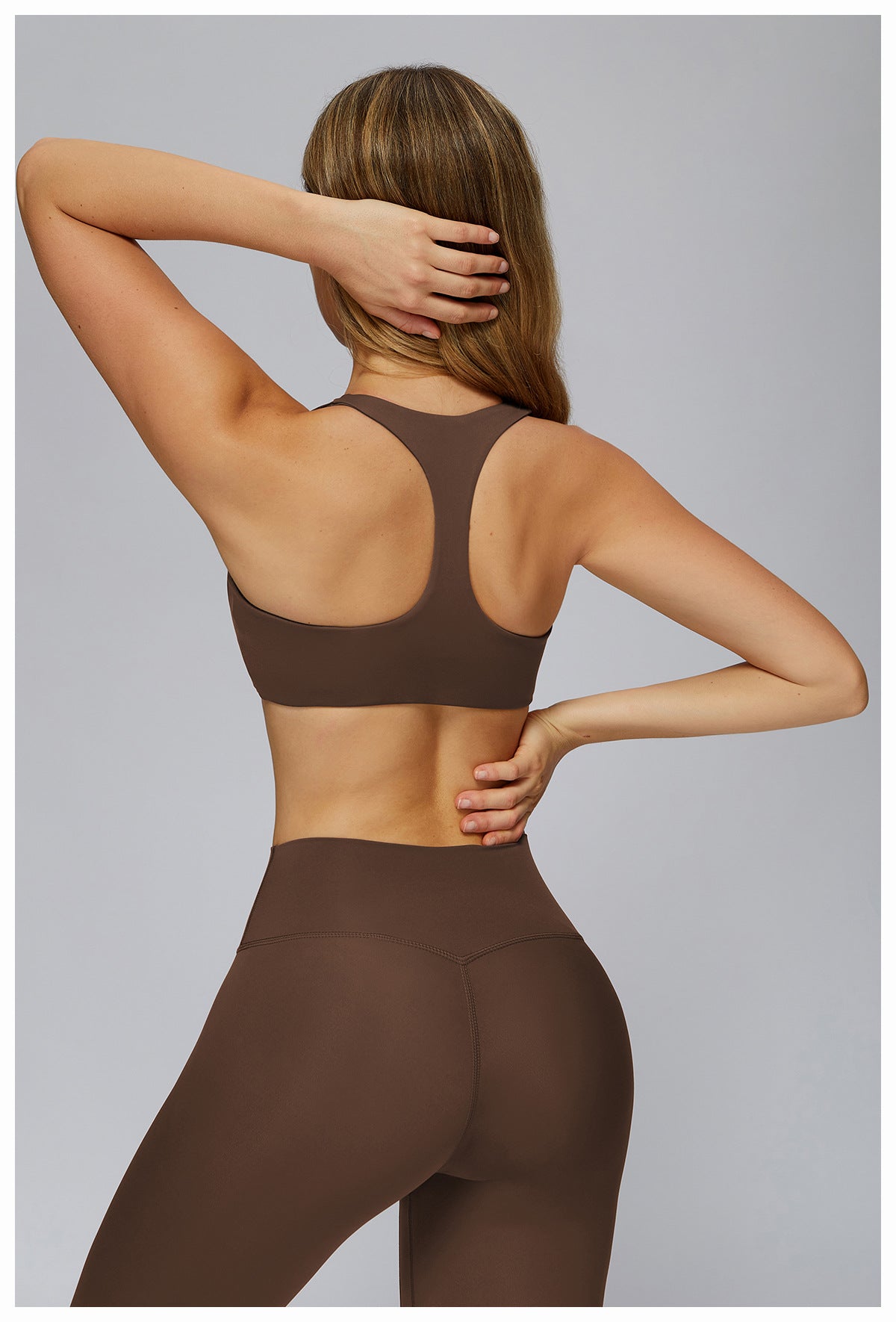 Brushed Yoga Bra Outdoor H Shaped Beauty Back Workout Clothes Women Running Tight Casual Sports Underwear