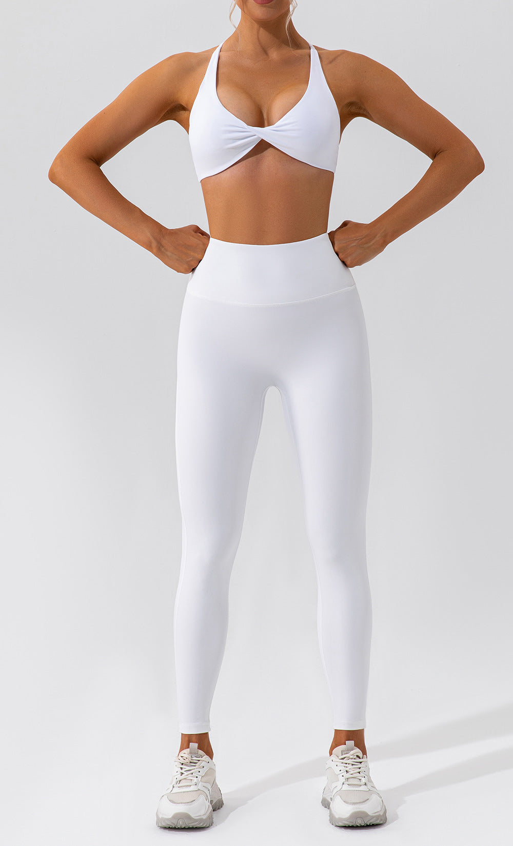 Quick Drying Nude Feel Yoga Pants Women High Waist Hip Lifting Belly Contracting Fitness Pants Running Sports Slim up Pants Solid
