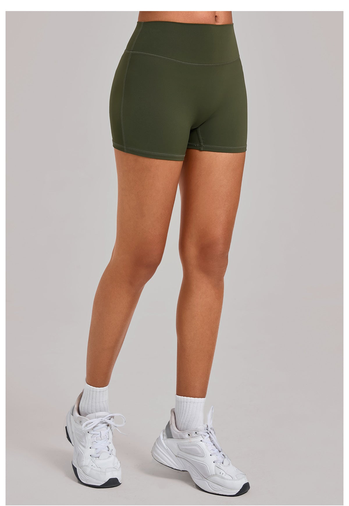 Tight Yoga Shorts Women High Waist Belly Contracting Fitness Pants Hip Lifting Running Exercise Shorts