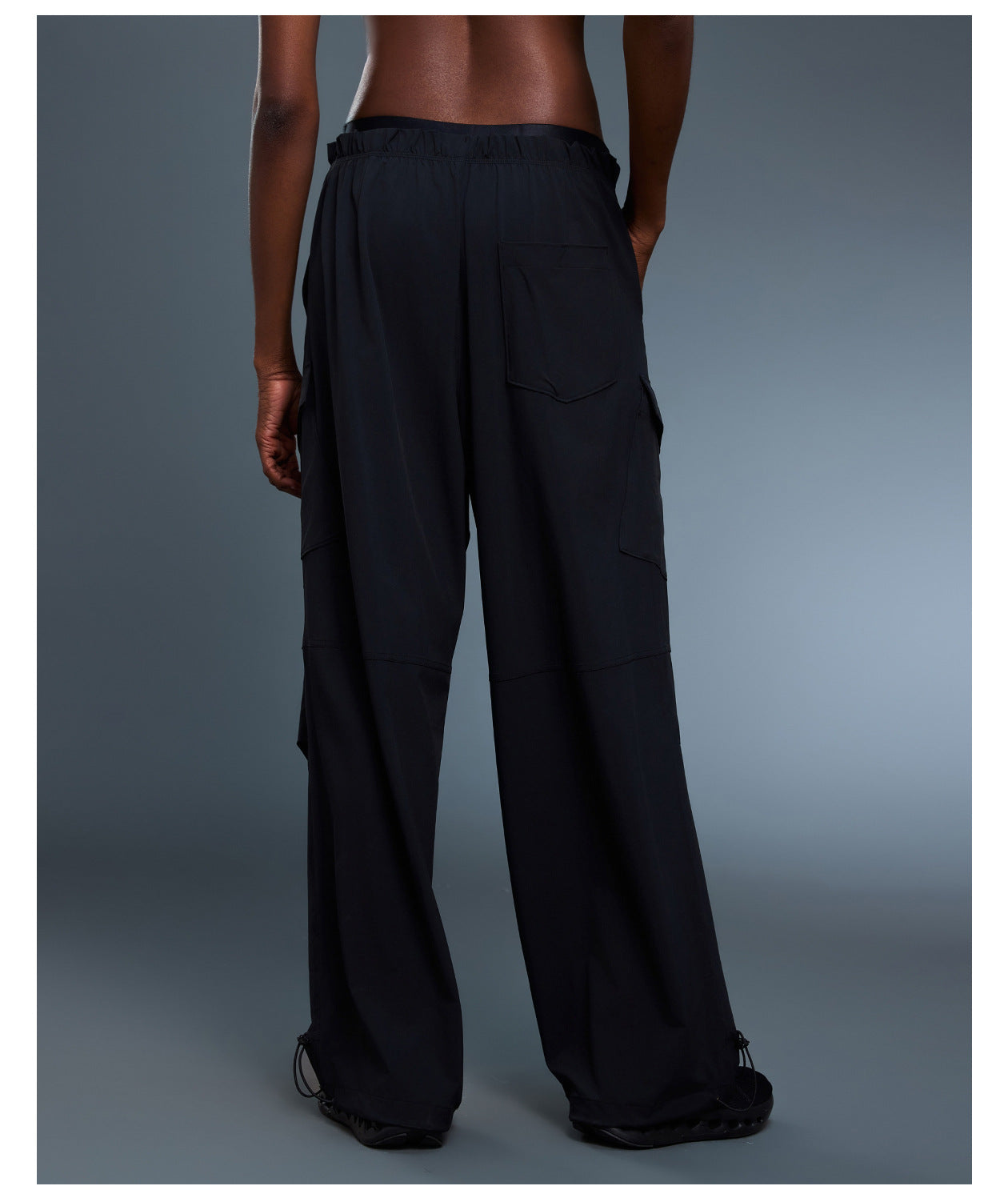 Paratrooper Overalls Women Double Waist Head Straight Leg Ankle Banded Pants Quick Drying Breathable Casual Sports Trousers