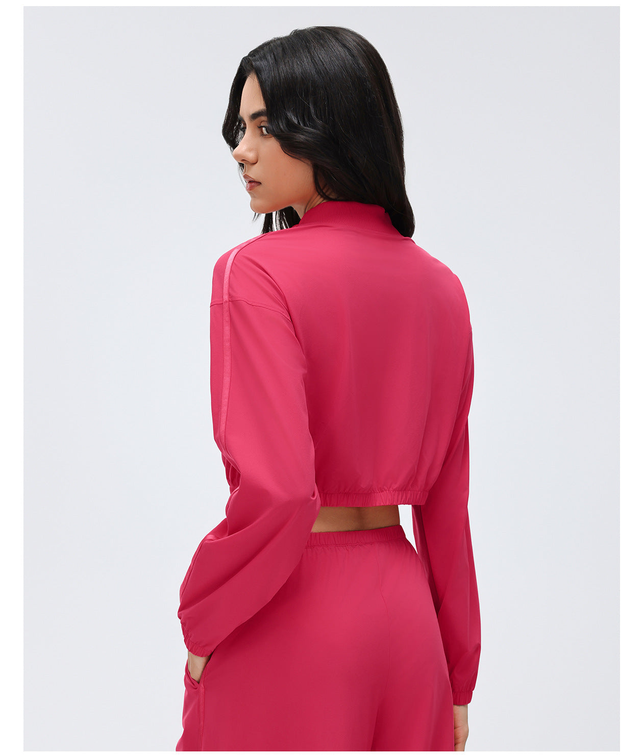 Waist Hollow Out Cutout out Short Coat for Women Spring Summer Solid Color Lightweight Breathable Casual Fitness Coat