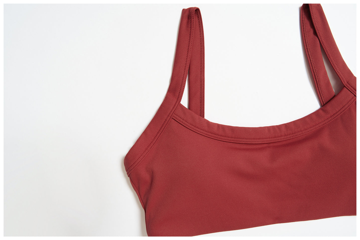 Brushed Double Shoulder Strap Yoga Bra Hollow Out Cutout Back Tight Sports Underwear Outer Wear Running Fitness Clothes