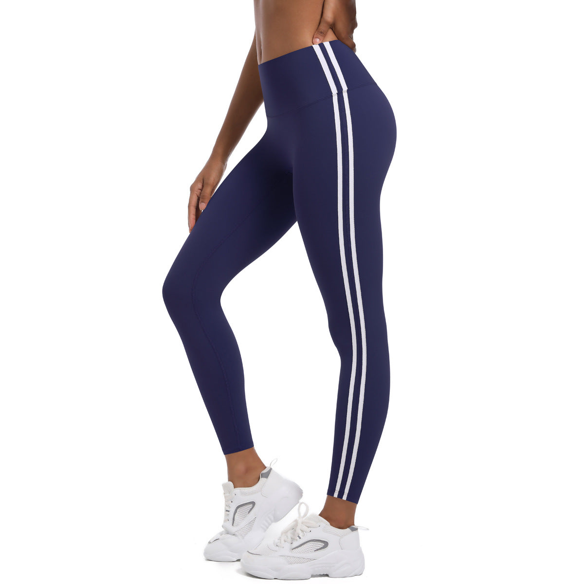 Arrival Yoga Pants Skinny Peach Hip Raise Slim Fit Pants Contrast Color Breathable Fitness Pants Quick Drying Sports Trousers