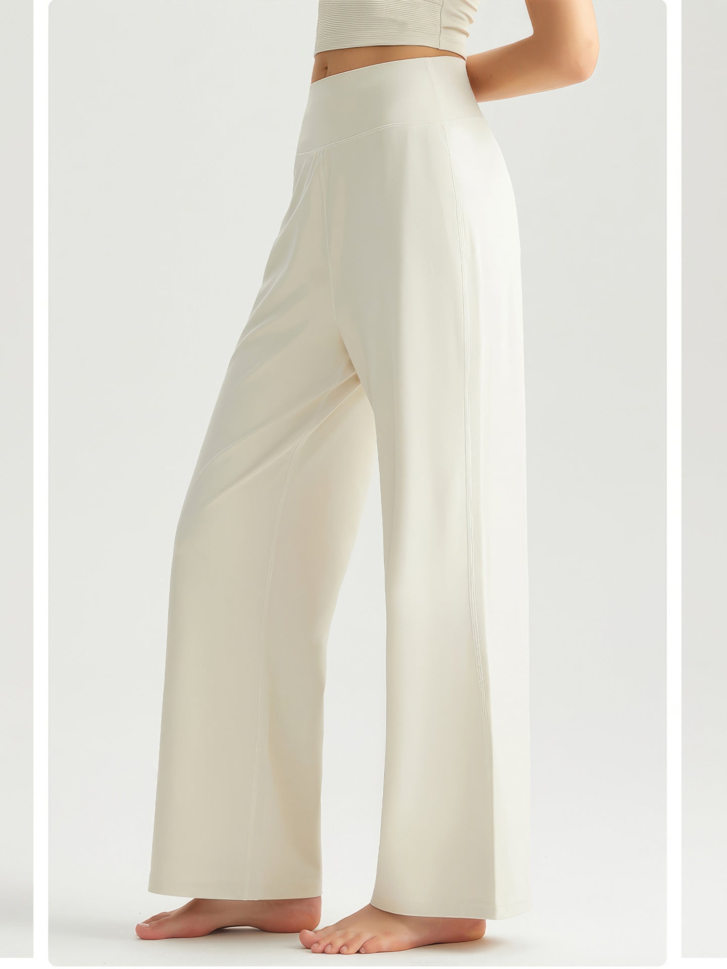 Yoga Wide Leg Pants High Waist Straight Slimming Loose Straight Drooping Pants Sports Fitness Yoga Pants