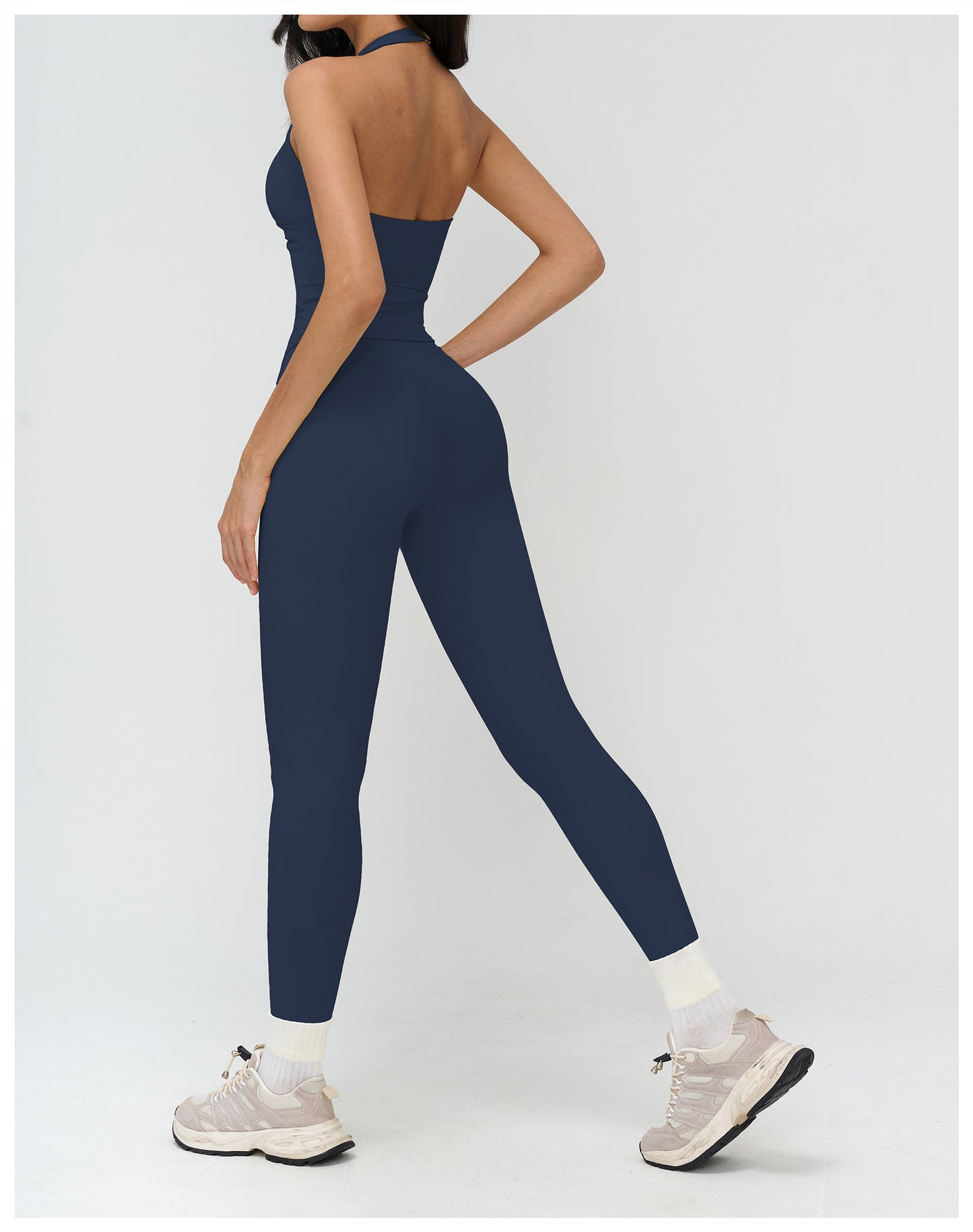 V neck Halter Yoga Vest Tight Brushed Beauty Back Exercise Vest Outdoor Running Workout Underwear