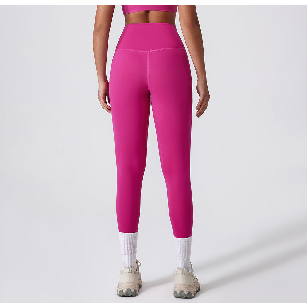 Yoga Pants Seamless Nude Feel Women Peach Hip High Waist Hip Lift Exercise Workout Pants Quick Drying Skinny Yoga Pants Women