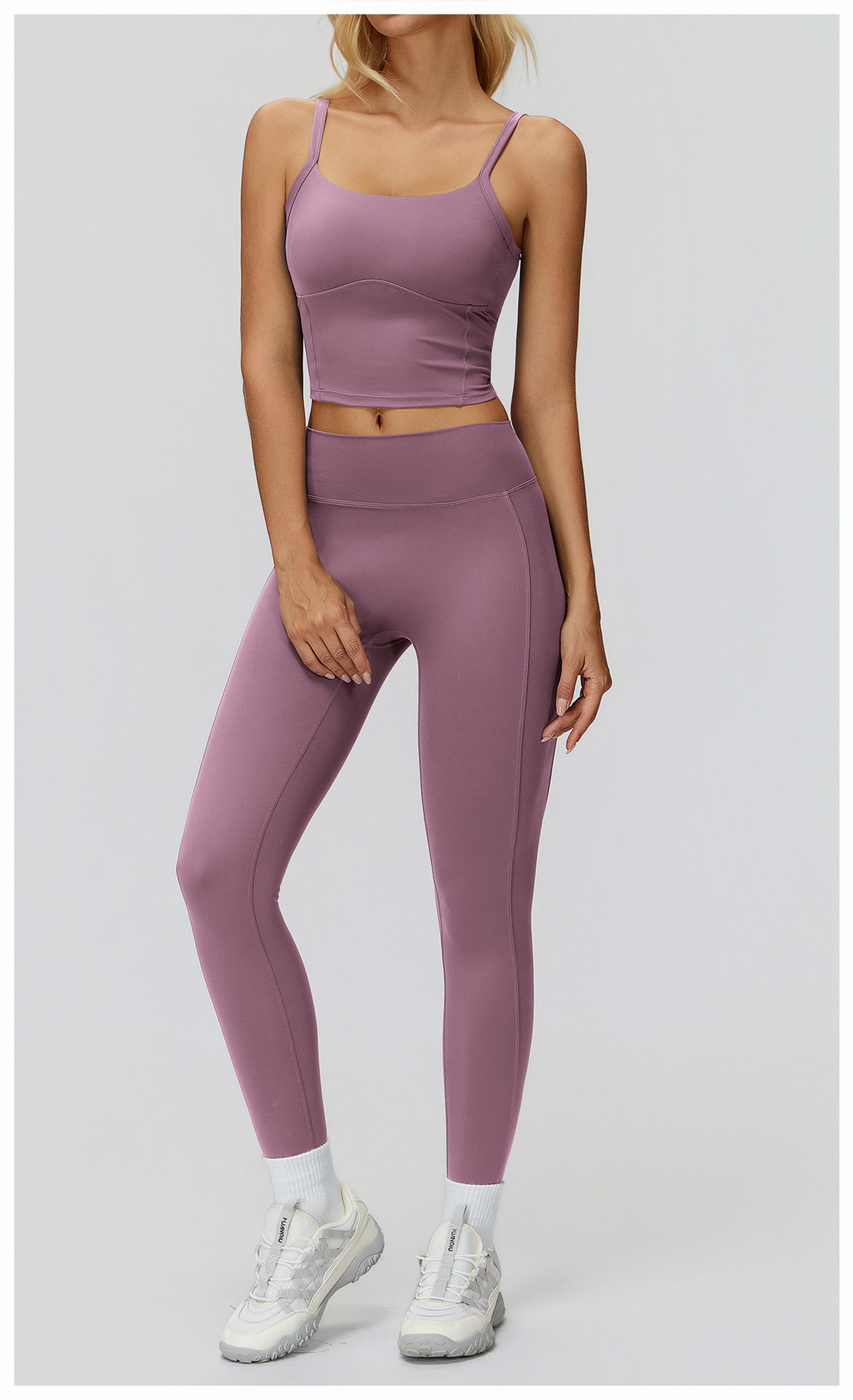 Brushed Yoga Trousers High Waist Pleated Tight Trousers Women Outdoor Running Sports Workout Clothes