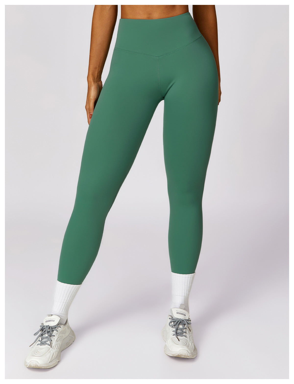 High Waist Hip Lift Quick Drying Yoga Pants Women Slimming Tight Fitness Pants Outer Wear Running Sports Leggings