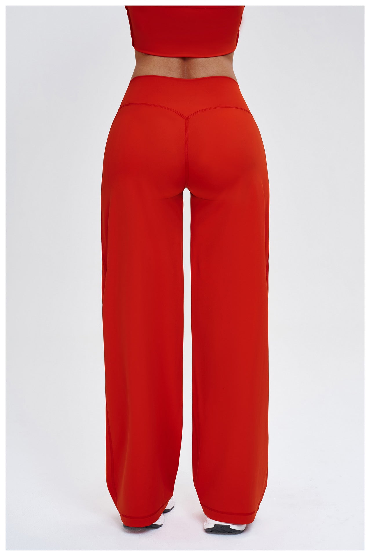 Women Slimming Trousers Loose Wide Leg Casual Trousers Outdoor Running Sports Wide Leg Pants