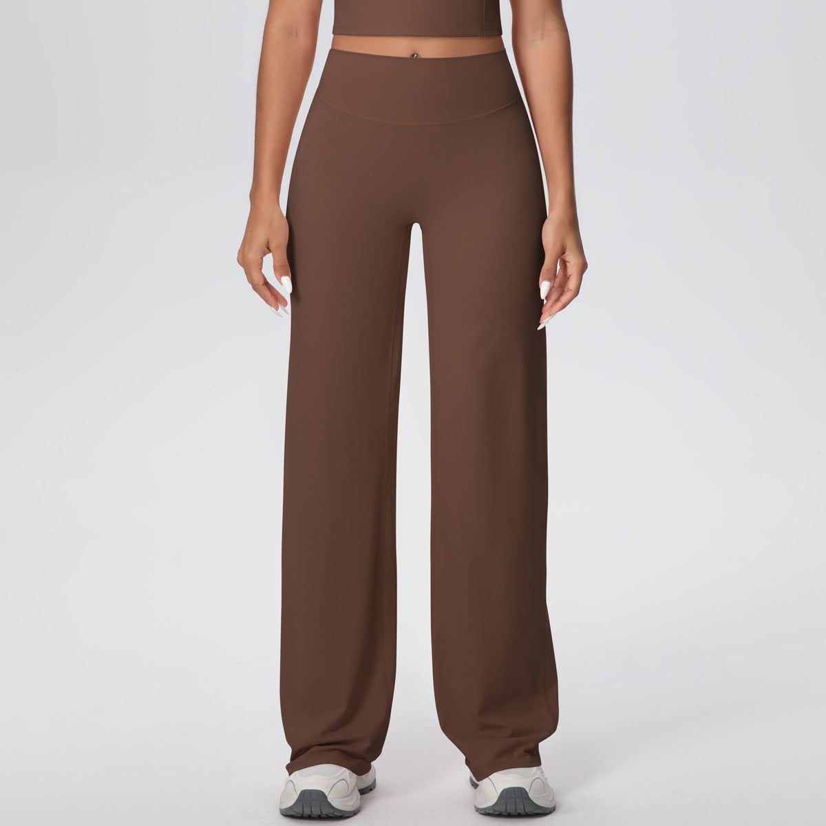Yoga Pants Thin Skin Friendly High Waist Straight Pants Loose Thin Yoga Wear Sports Outdoor Workout Clothes