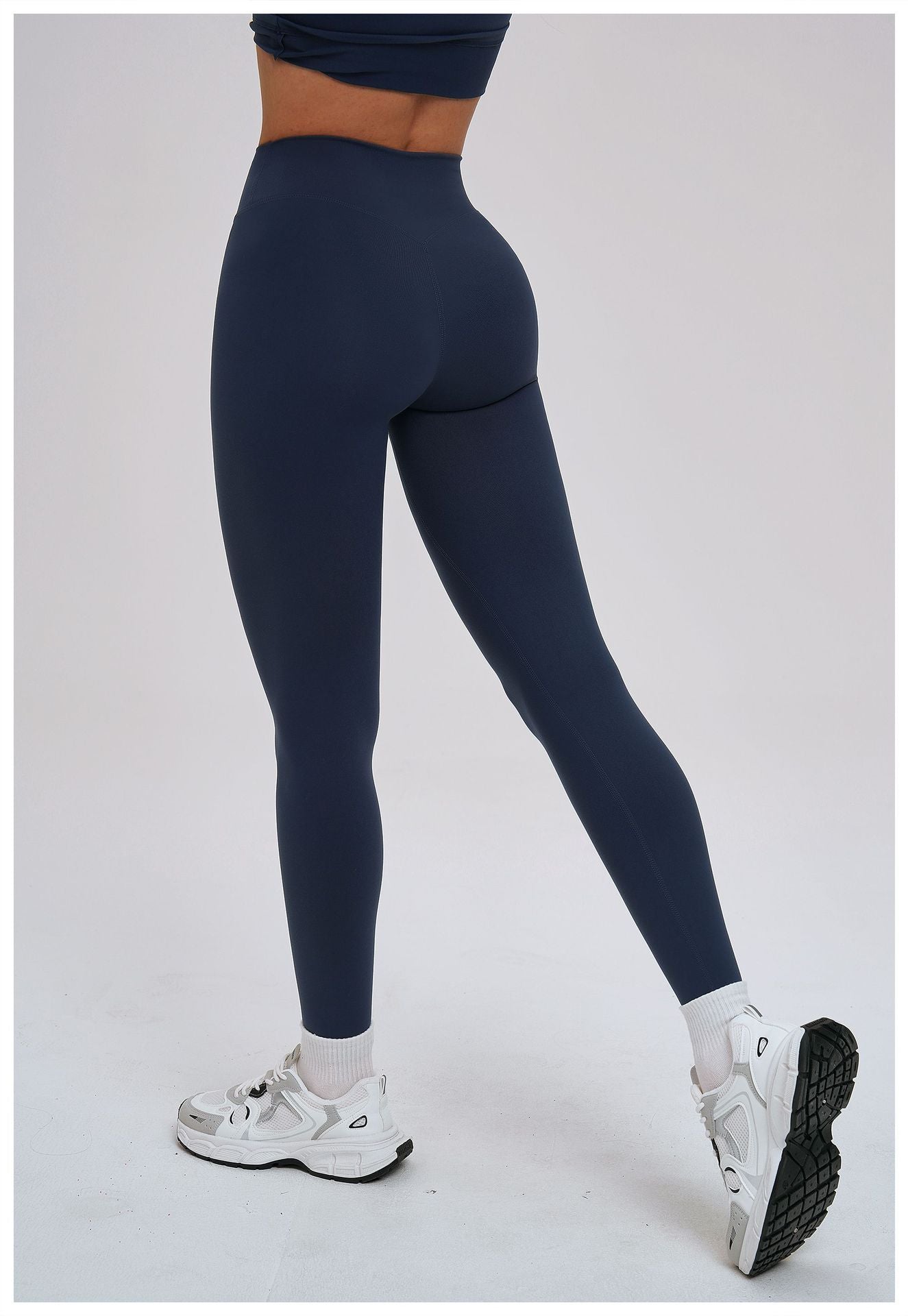 High Waist Pants No Embarrassment Line Yoga Pants Outdoor Skinny Hip Raise Sports Pants