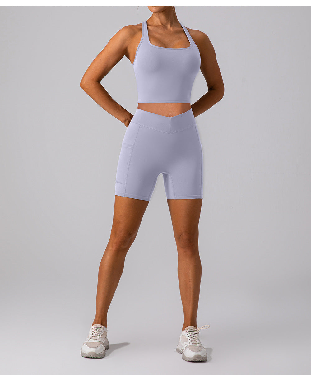 Autumn Winter Brushed Beauty Back Yoga Vest Quick Drying Dance Workout Top Outerwear Running Exercise Vest Women