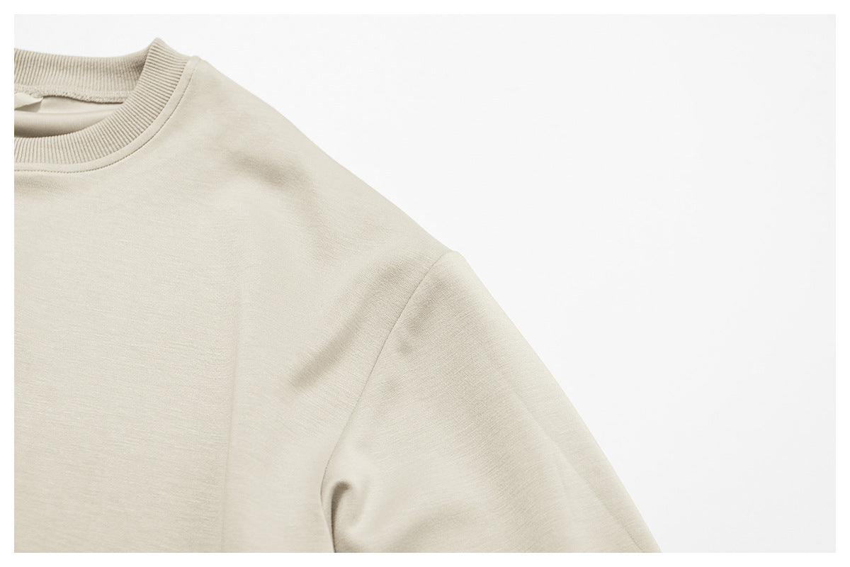 Spring Crew Neck Casual Women Sweater Sports Loose Long Sleeve High Sense Sweater Tops