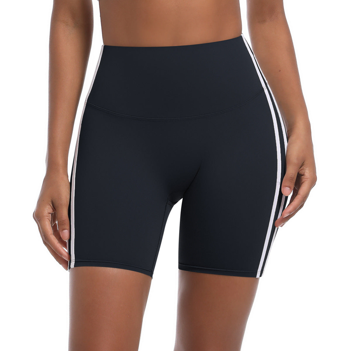 Arrival Yoga Pants Tight Cycling Pants Hip Lifting Pants Contrast Color Breathable Fitness Shorts Quick Drying Sports Shorts