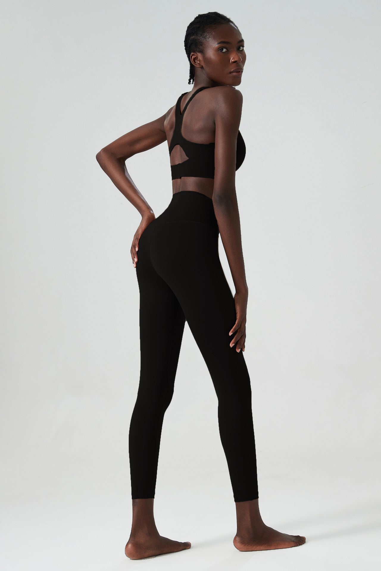 One Piece Breathing Cup Yoga Suit Yoga Fitness Suit Two Piece Sports Underwear
