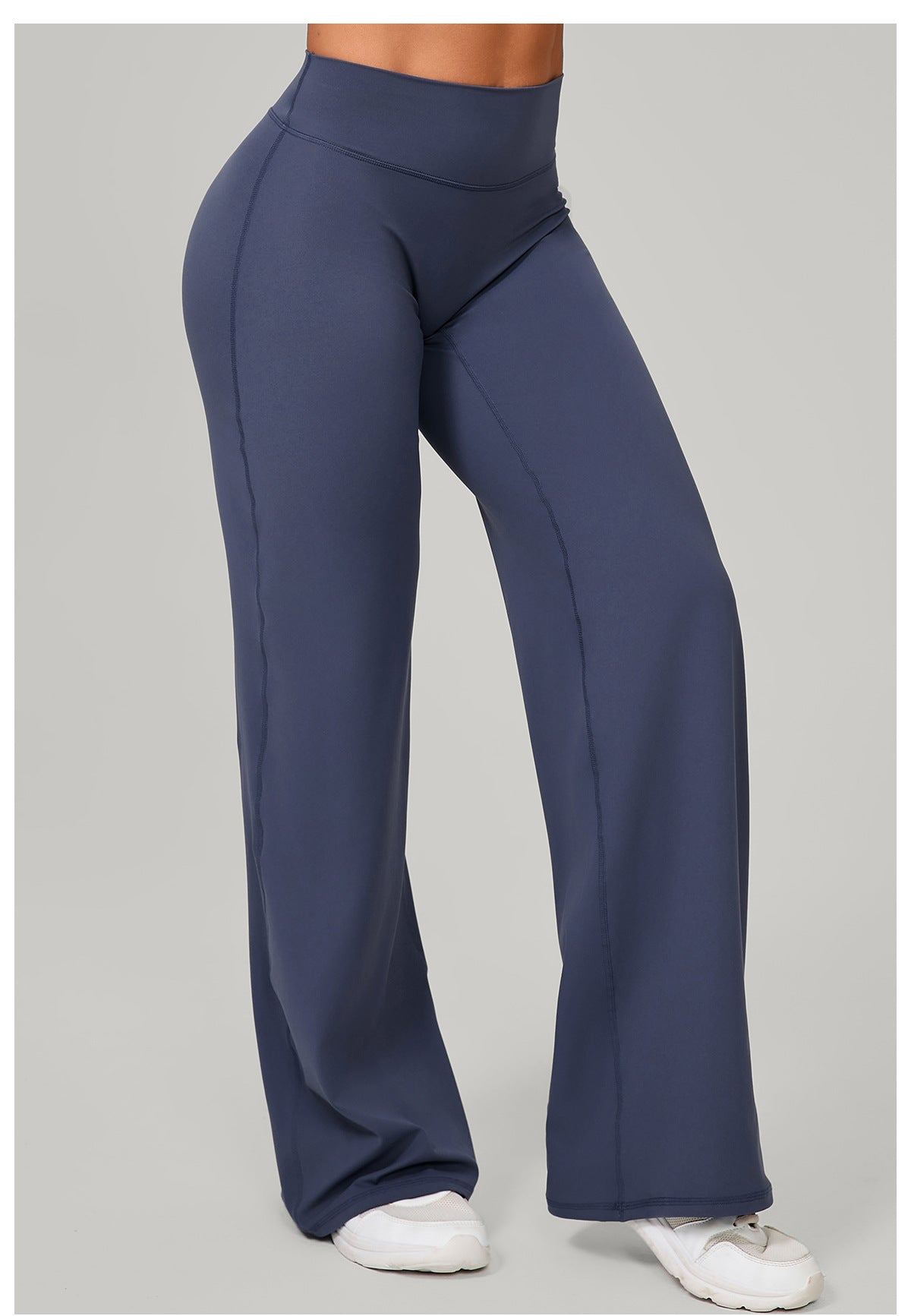 Autumn Sand Pilates Straight Yoga Pants All Match Loose Wide Leg Pants Running Sports Fitness Hip Showing Trousers
