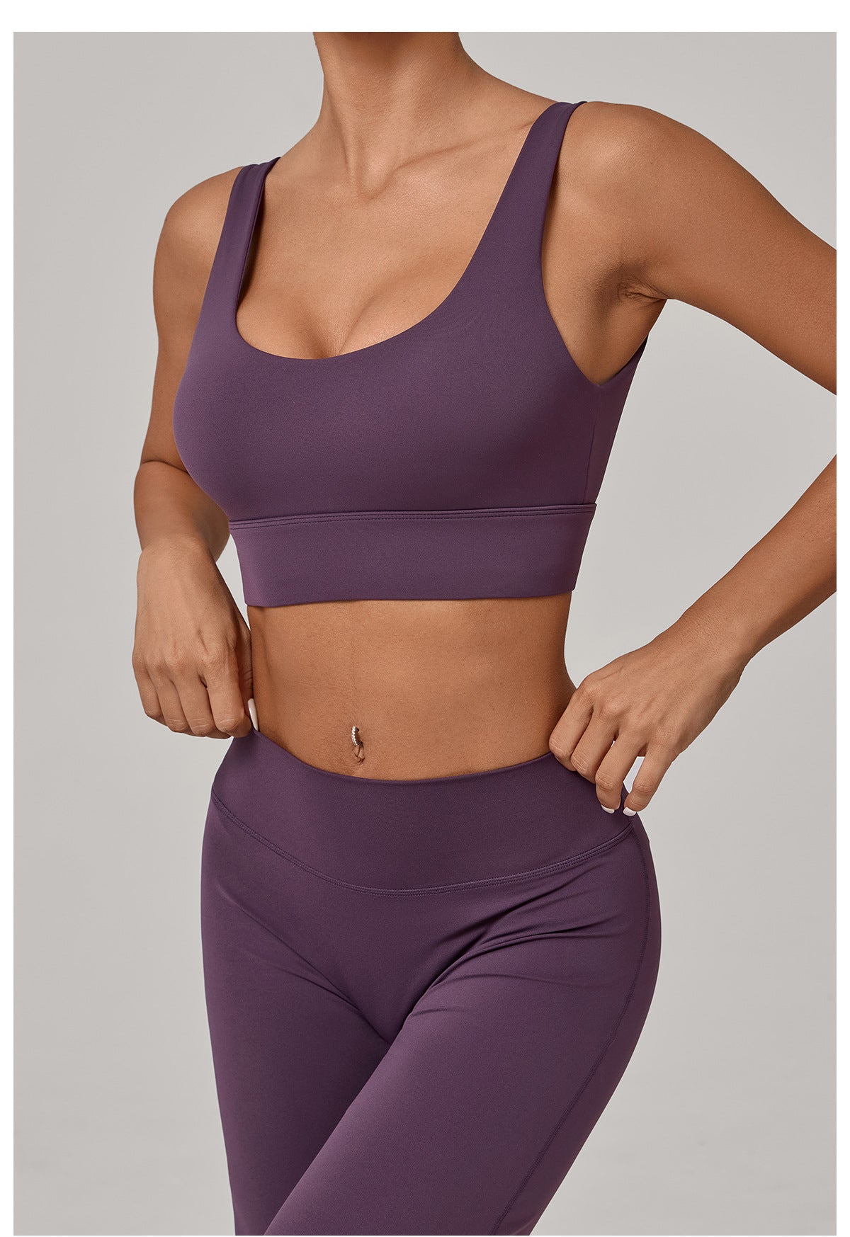 Wide Hem Tight Yoga Bra Women Running Workout Exercise Underwear Yoga Clothes Outerwear Top