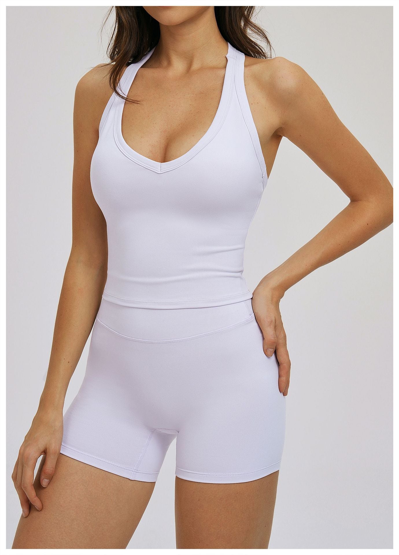 Tight Yoga Vest Hollow Out Cutout out Beauty Back Outdoor All Matching Vest Outdoor Running Exercise Underwear