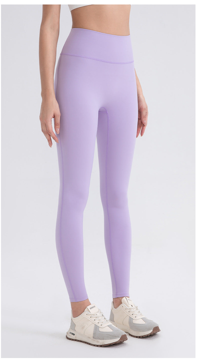 Hip Lifting Yoga Trousers Lulu Raw Yarn Double 66 Lycra Water Mill High Waist Tights Pilates