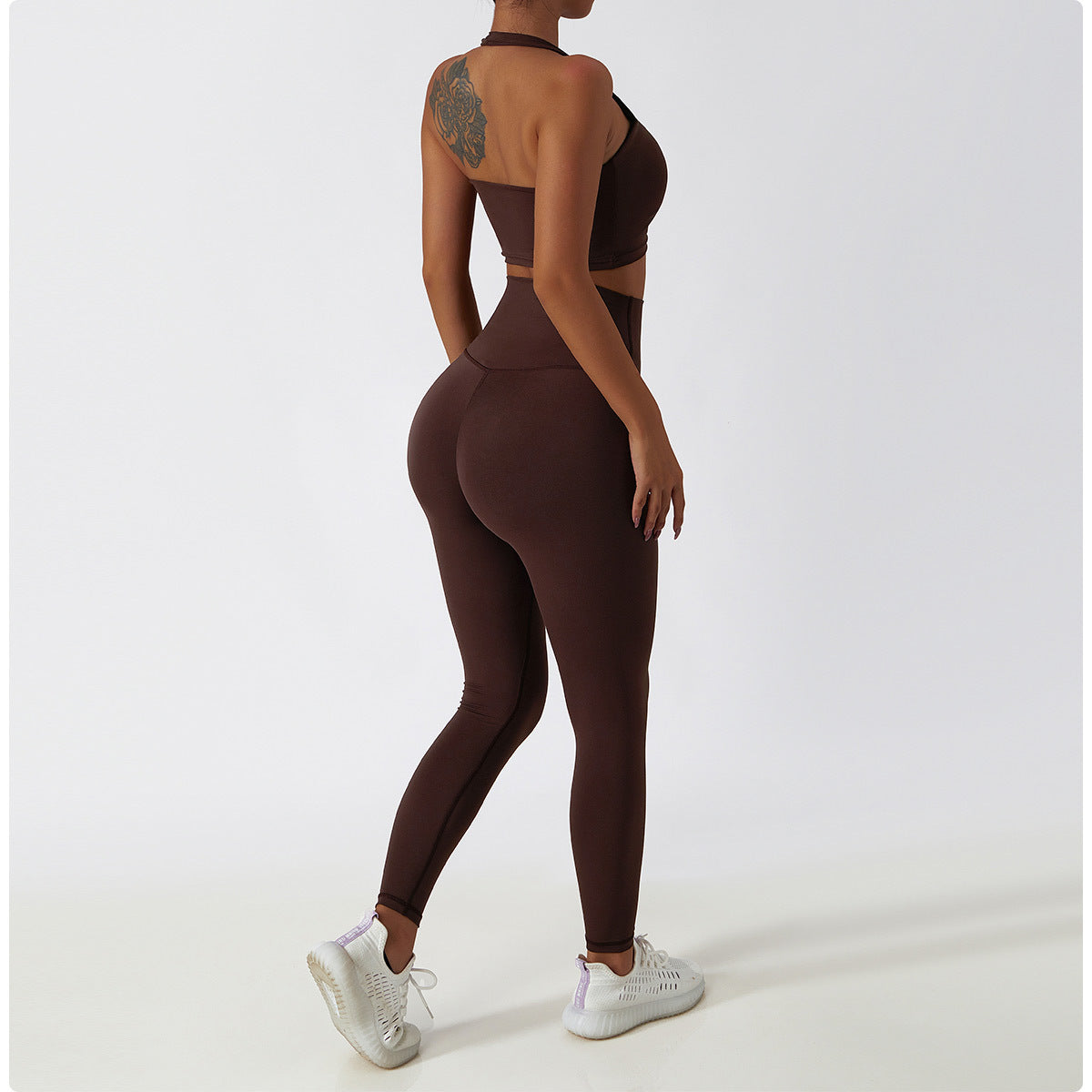 High Waist Hip Lift Fitness Pants Women Tight Outdoor Cycling Exercise Running Pants Breathable Quick Drying Nude Feel Yoga Pants