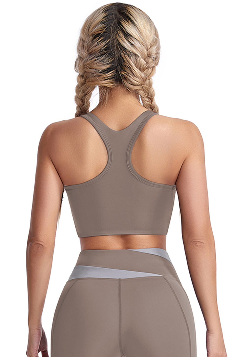 Sports Underwear Shockproof Push up Wireless Workout Bra Training Running Yoga Clothes Top