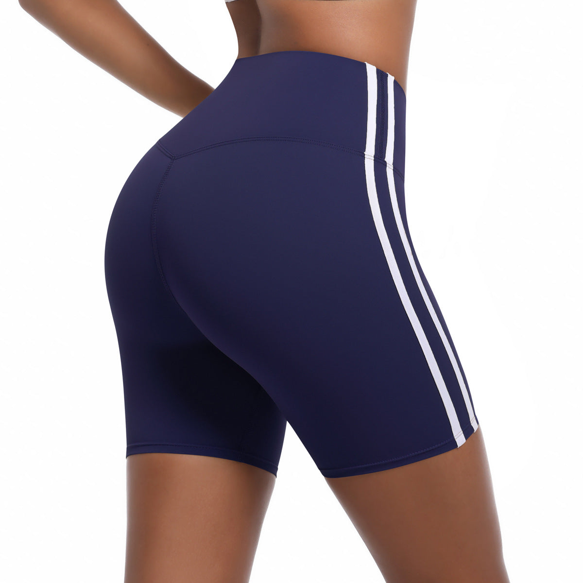 Arrival Yoga Pants Tight Cycling Pants Hip Lifting Pants Contrast Color Breathable Fitness Shorts Quick Drying Sports Shorts