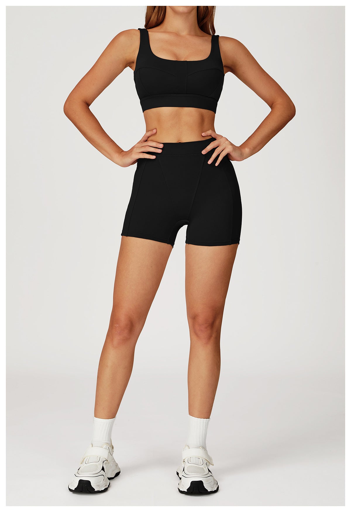 Nude Feel Yoga Bra Hollow Out Cutout Back Shaping Shockproof Sports Underwear Outdoor Running Workout Yoga Bra