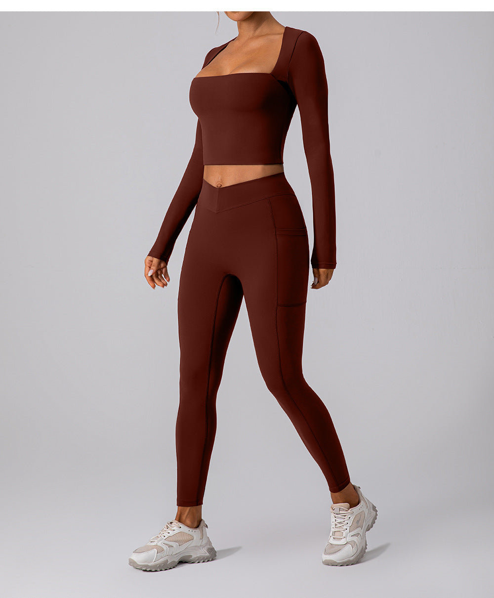 Hip Lifting Nude Feel Yoga Pants Women Body Shaping Belly Contraction Sports Running Fitness Pants Training Slimming Stretch Tights
