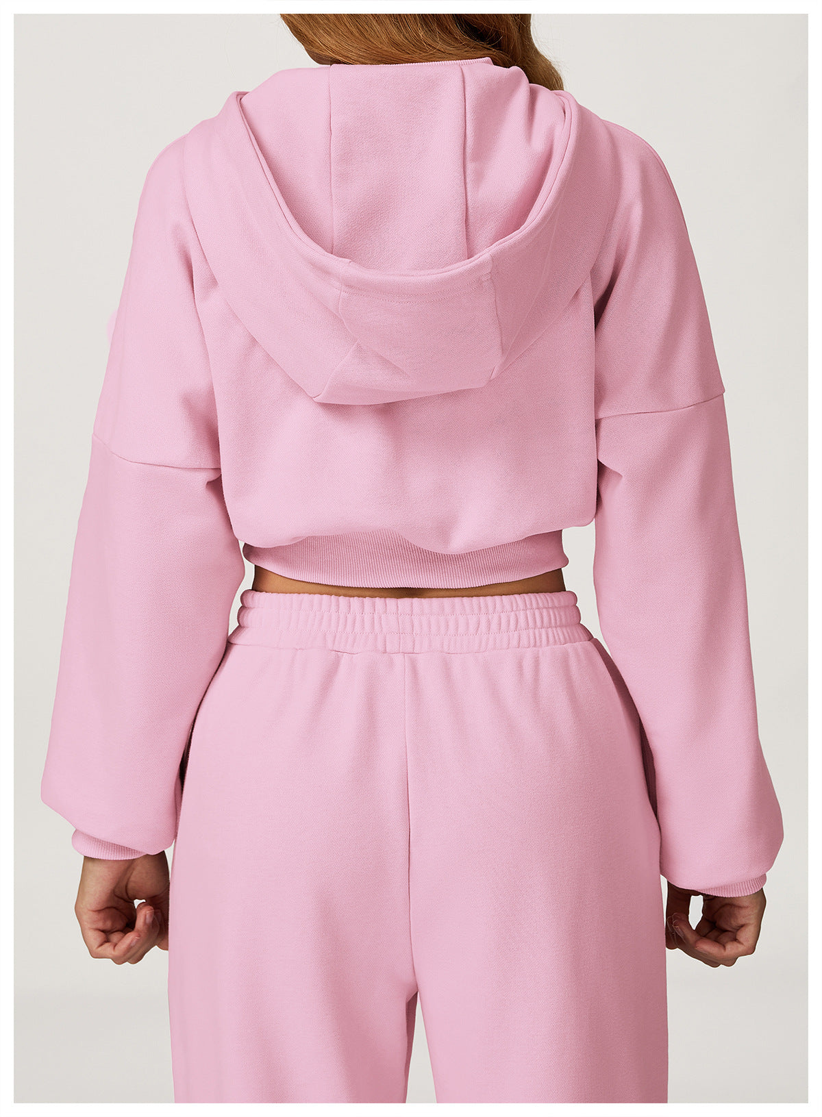 Hooded Sweatshirt Autumn Winter Casual Loose Coat Women Outdoor Running Fitness Sportswear