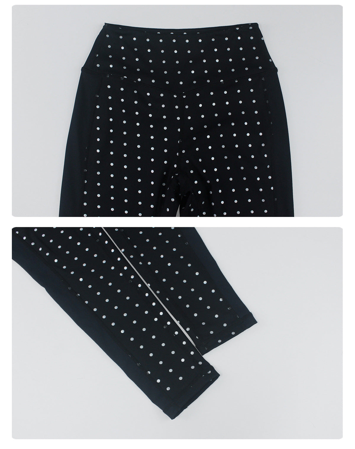 Polka Dot Sports Set Running Beauty Back Underwear Bra Yoga Clothes High Waist Hip Raise Pants Fitness Two Piece Sets