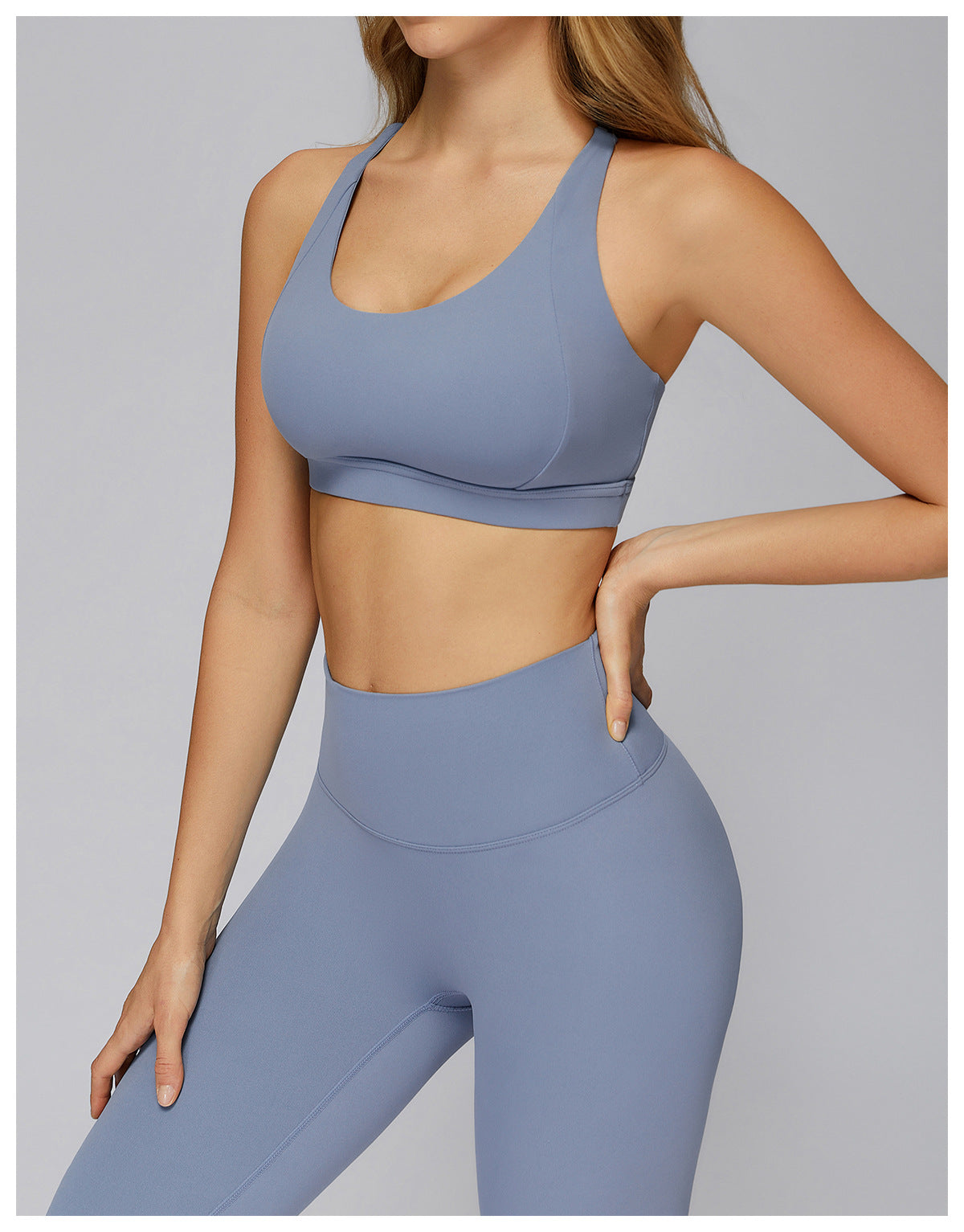 Cloud Sense Yoga Bra Cross Hollow Out Cutout out Beauty Back Tight Sports Underwear Running Sports Workout Bra