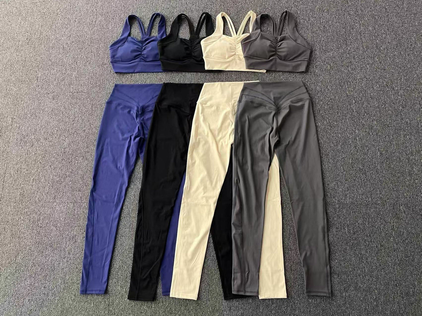 High Waist Tight Hip Lifting Fitness Yoga Wear Running Sports Set