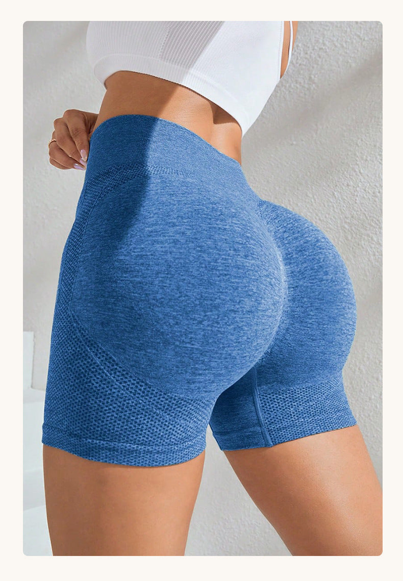 Yoga Pants Women High Waist Peach Hip Quick Drying Skinny Running Fitness Pants Stone Washed Solid Color Sports Pants