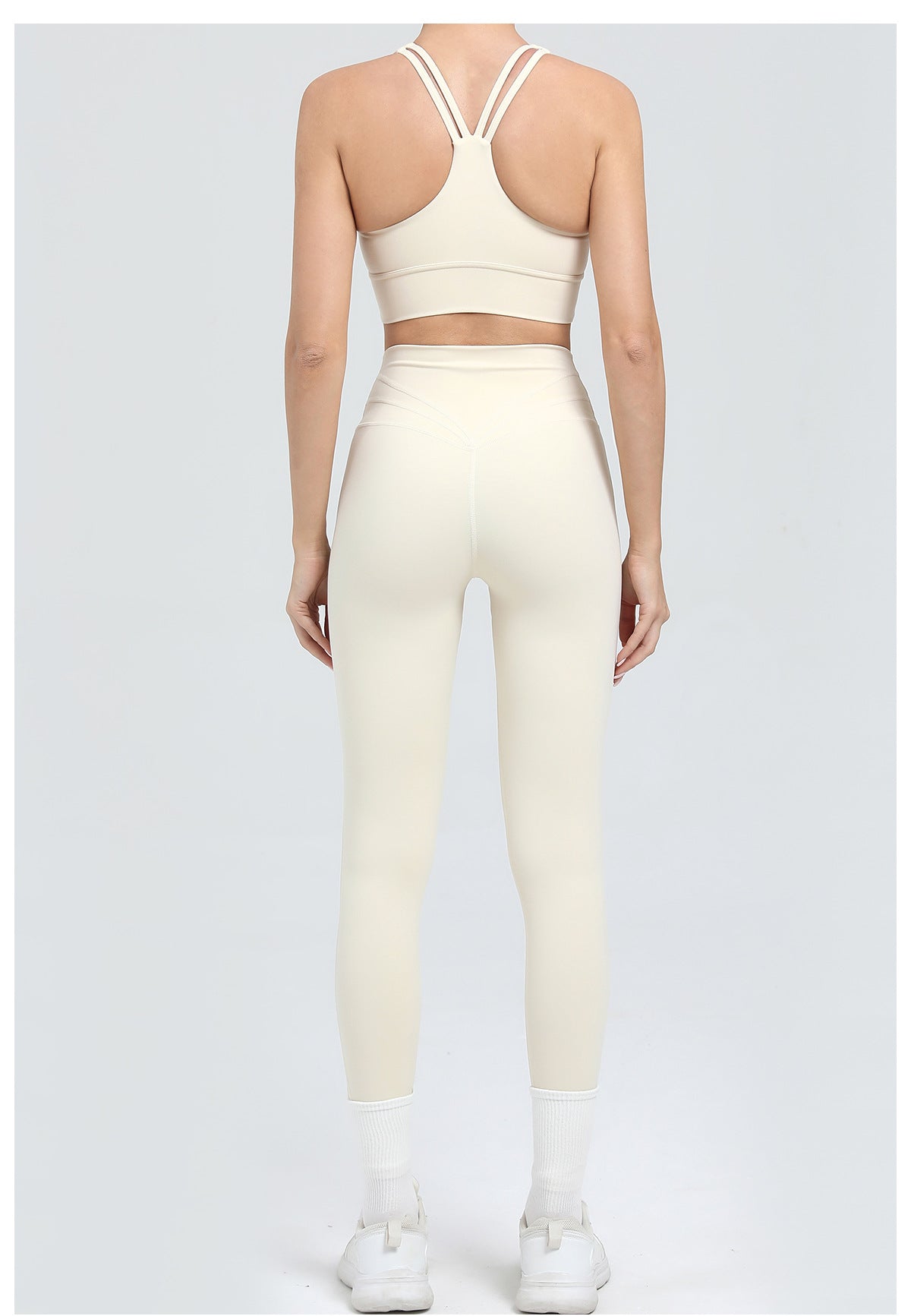 High Waist Tight Hip Lifting Fitness Yoga Wear Running Sports Set